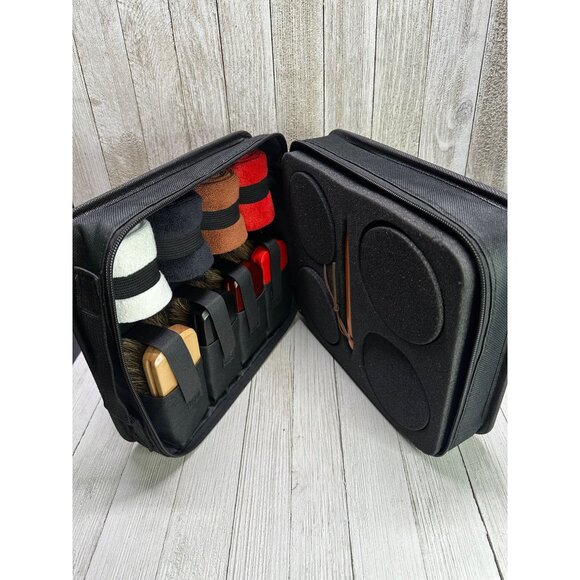 Lnzong Shoe Cleaner Kit Package Shoe Brush Toolkit Cleaning Cloth Oil Sponge - Picture 1 of 8